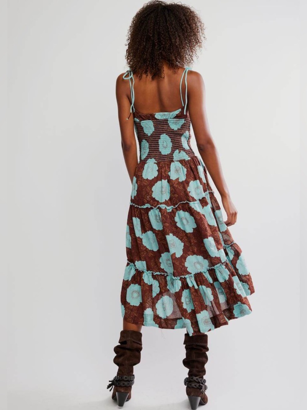 𝓯𝓹 Free People ~ Adriel Floral Midi Dress - Picture 16 of 16